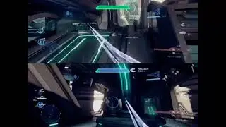 Split screen halo