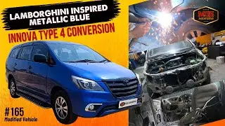 Lamborghini Inspired Metallic Blue Toyota Innova Type 4 Conversion | Modification@mgsautomotivein