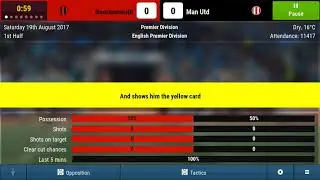 FMM18 - Football Manager Mobile 2018 - Gameplay footage for the FMM18