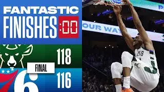 Final 2:38 WILD ENDING Bucks vs 76ers 🍿🍿