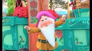 【TDL】ディズニー・クリスマス・ストーリーズ 2018.11.11　2回目公演　白雪姫と七人のこびとフロート