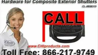 CHIproducts - Composite Exterior Shutters - www.chiproducts.com
