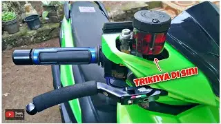 Cara pemasangan tabung minyak rem Brembo big supaya rapih dan enak di lihat di motor honda beat