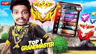New Grandmaster Top 1 Push V Badge Lobby ❤ FF LIVE ✌ Free Fire LIVE! #ff #freefire #FFRTG2026