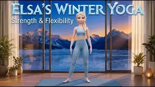 Yoga With Elsa-Yoga For Kids #YogaWithElsa#ElsaGlowFlow#FindYourSparkWithElsa#EnergeticSerenity