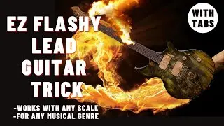 Super Fun & Flashy but EZ Lead Guitar Trick | Use with ANY scale