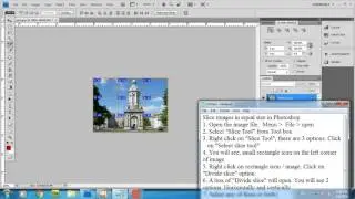 Photoshop slice image in equal size