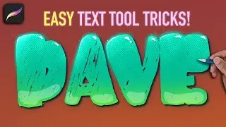 Easy Text Tool Tips & Tricks in Procreate
