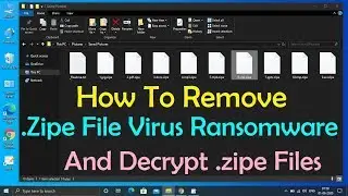.Zipe File Virus (ZIPE Ransomware) Removal + How to decrypt .zipe files