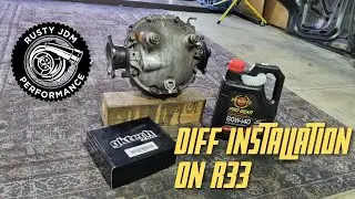 R33 SKYLINE REBUILD PART 8 DIFF & DRIVESHAFTs INSTALLATION