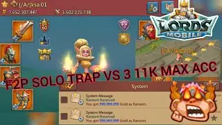 F2P SOLO Trap Take Countered Solo From 3 11K Max Account | Got 2b Gold Ransom for leader #f2p #trap