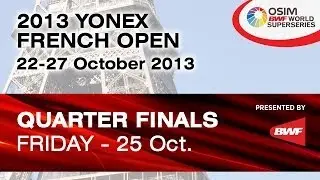 QF - MD - Liu XL. / Qiu ZH. vs M.Boe / C.Mogensen - 2013 Yonex French Badminton Open