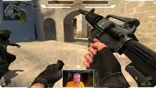 WedgeBob Plays Counter-Strike: Source - Custom Map - Bomb Defusal/Detonation - DE_Mirage_CSGO_New