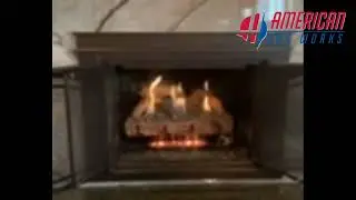 Real Fyre Split Oak Vent Free Gas Logs