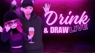 It's RENDERING Time! (and drinking) ★  Live Art Stream | DRINK & DRAW
