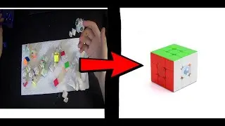 Как почистить кубик Рубика #Кубик Рубика #Смешно