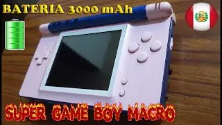 SUPER GAME BOY MACRO MOD 2023 (HECHO EN PERU)(NINTENDO DS LITE MOD) best gameboy macro