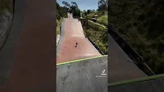 AIRING A 28ft MEGARAMP #scootering #scootertricks #scooter #megaramp #scoot
