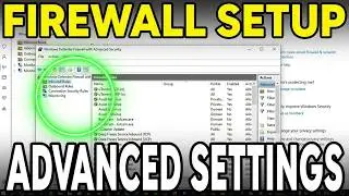 🤩Part 2: Advanced Firewall Settings in Windows 10 Defender | Inbound Rules firewall Windows 10🤩
