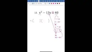 Ep2 Factoring Trinomials