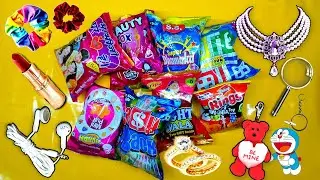 Latest😱 Big Collection of Snacks with free gifts inside | Makeup box, Ludo, Super Dhamaka, Rings 🔥😍
