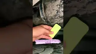 Temporary stoppad of fuel tank leakage