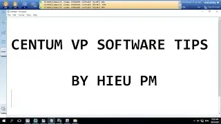 Советы по программному обеспечению Centum VP: поиск тегов в системном представлении
