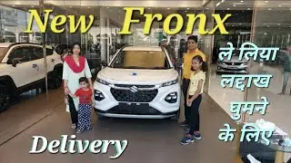 Taking Delivery of the New Maruti Suzuki FronX 2023🧡FronX White colour/FronX for Ladakh trip