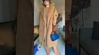 Max Mara Teddy coat styling #ootd #maxmara