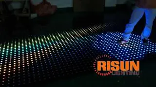 Interactive led dancing floor.avi