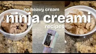 Приготовление 5 порций мороженого Ninja Creami без жирных сливок