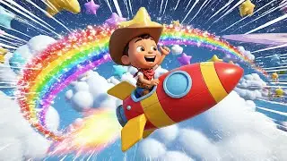 Fortnite Baby Cowboy Rode the Wild Rocket | Nursery Rhymes for Kids & Baby Songs