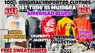 1st Time in Mumbra 🔥| Original Imported Clothes | Sweatshirts,Tracksuits | Branded Clothes in Mumbai