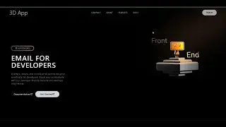 Modern 3D Frontend UI Design #reactjs #tailwindcss #3d #coding #tech #technology #foryou