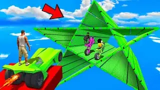 SHINCHAN AND FRANKLIN TRIED THE EPIC STAR SPEED BOOSTER TUNNEL PARKOUR CHALLENGE GTA 5