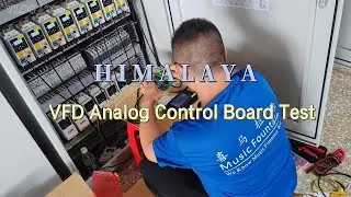 Fountain Technology - Dancing Fountain Control Panel (VFD) Test at Himalaya Music Fountain Factory