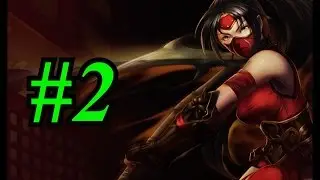 One Game - Gameplay - Akali vs Morgana  [MID] [~P4] - #2