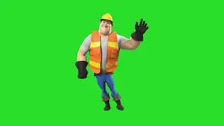 Get Creative with 3D Animated Handyman Bob | Green Screen Magic,| #copyrightfree  #royaltyfree #free