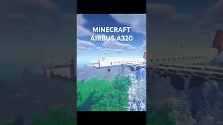 Minecraft Airplane Airbus A320 Schematic - BEST DESIGN #airbus #minecraft #a320 #airplane