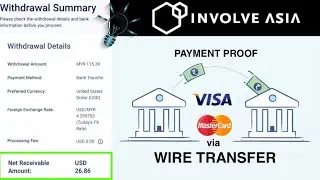 How to Withdraw on INVOLVE ASIA  via WIRE/ BANK TRANSFER | Setup Tutorial