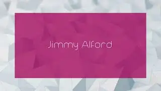 Jimmy Alford - appearance