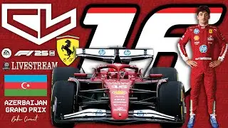 BAKU, LECLERC, ICONIC - F1 25 LECLERC CAREER - AI 110 | 100% RACE