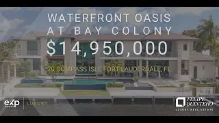 Price Improvement now at: $14,950,000 Waterfront Oasis in Bay Colony