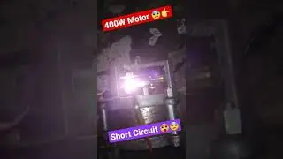 400 W #motor Short Circuit 👉230 V,10 amp 😨 #full #repair #testing #shorts 🥵