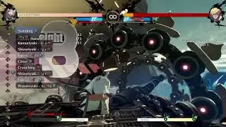 High damage nagoriryuki combo (451 dmg on Ky, 50% tension) - Full risc