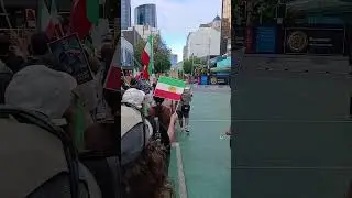 Pro-Shah protest, 17 January 2026, Auckland, NZ