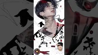 🖤 Jungkook x Crow Poster Drawing | Dark Art Vibes for BTS ARMY 🎤✨ #shorts