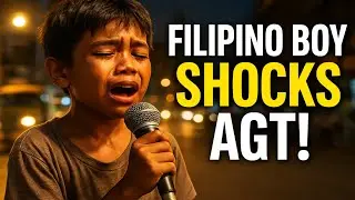 Filipino Boy SHOCKS AGT! From Manila Streets to Golden Buzzer Glory!