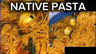 How to make native spaghetti 😋🫠&mdash;-pasta#pasta#cooking#food