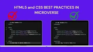 HTML5 and CSS Best Practices